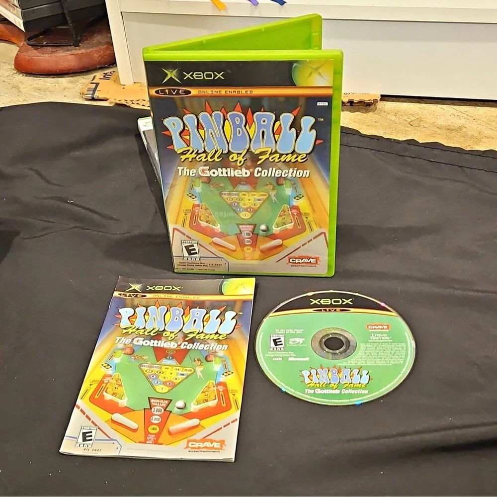 Pinball Hall of Fame: The Gottlieb Collection (Xbox, 2004) Complete Manual